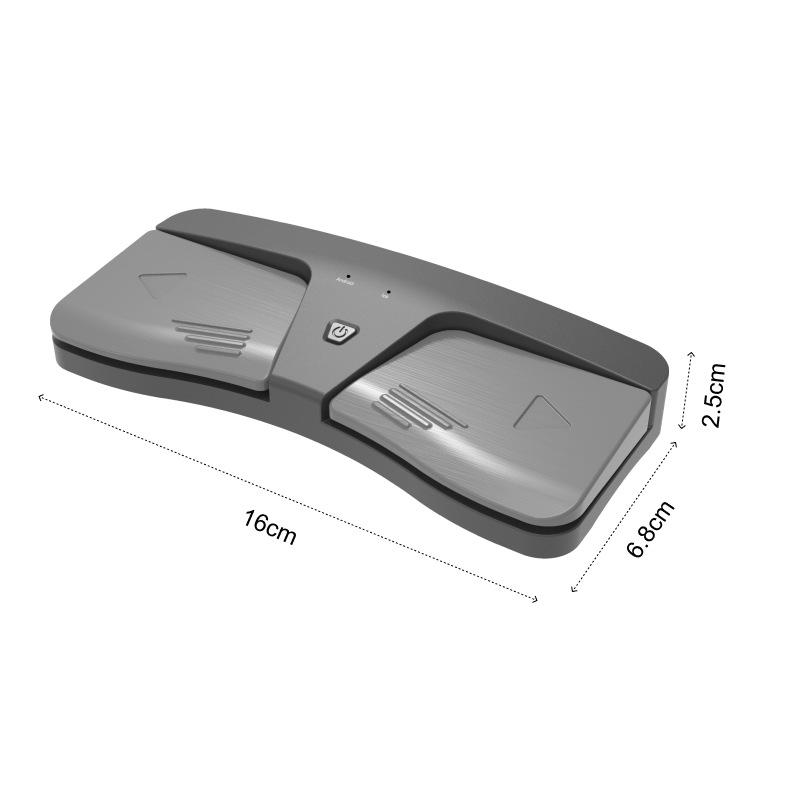 

Bluetooth Wireless Foot Pedal Sheet Music Turner for Mobile Devices and Instruments