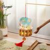 DIY Craft Kit for Kids Mid-Autumn Moon Rabbit Lantern Kit, 3D LED Handheld Lantern, Educational Manual Skill Toy Ancient Style Set Home Holiday Decor