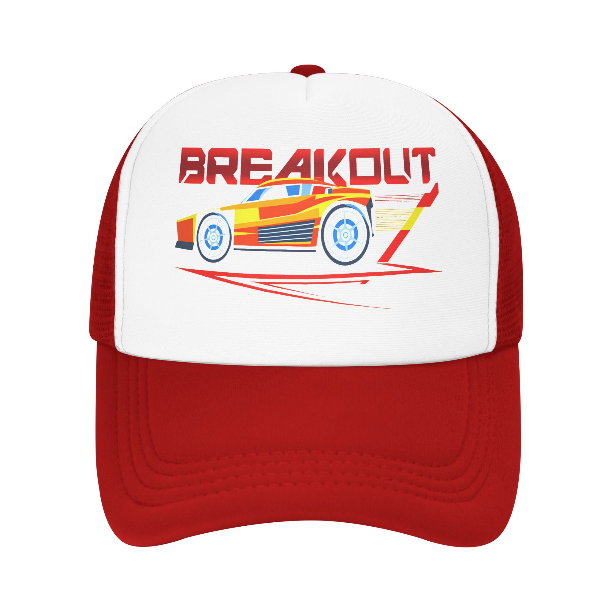 Mesh Sun Hats Rocket League Breakout Summer Trucker Hat For Couple Women Trendy Dropshipping Kpop Rock Baseball Cap One Size