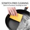 Multi-Layer Compressed Wood Pulp Dish Sponge Random Color Absorbent Easy-Clean Scouring Pad Drawer Storage Kitchen Cleaning Tool