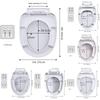 Thicken Toilet Parts Antibacterial Toilet Seat Lid New Toilet Lid  Bathroom