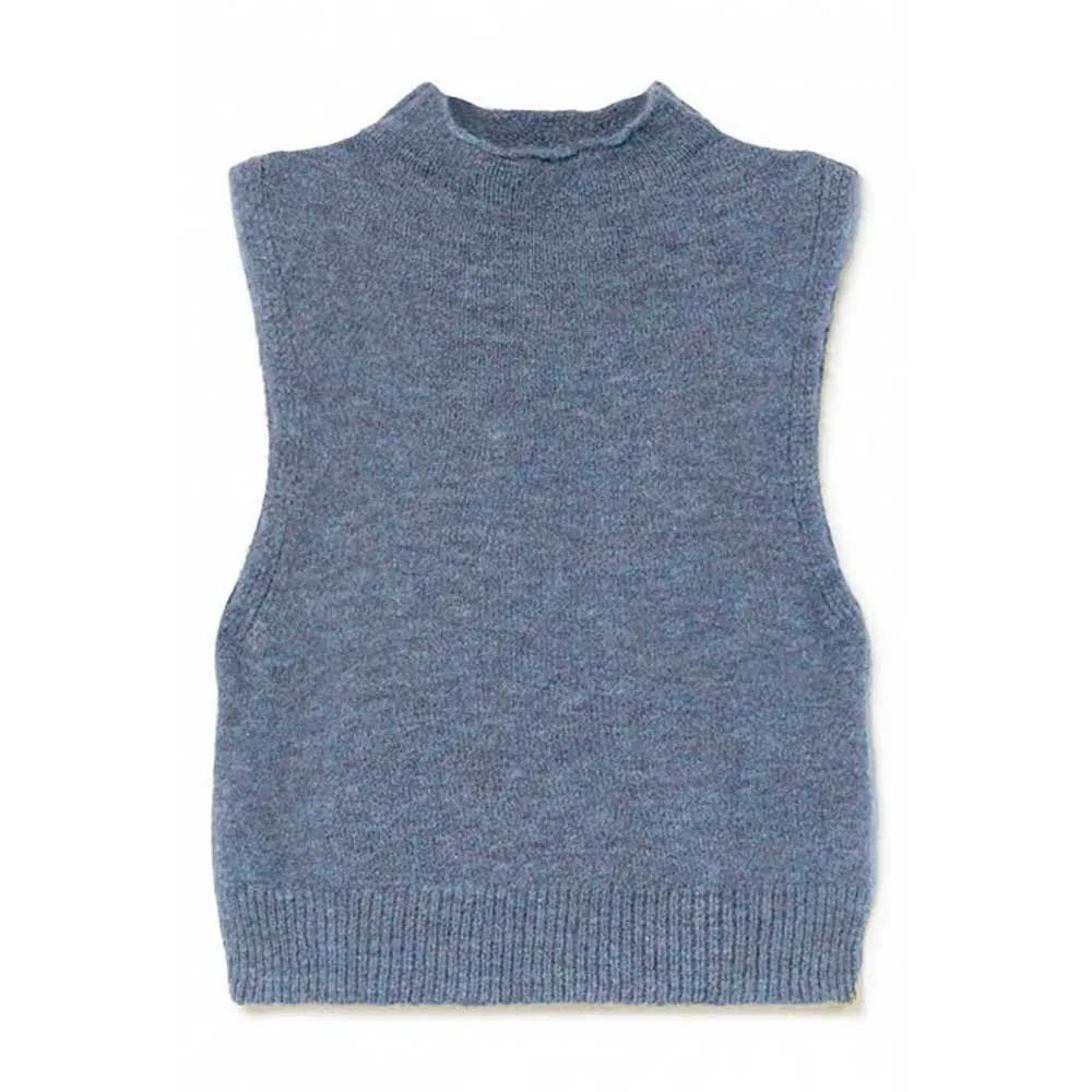 Mus&bombon Knitted Vest Jaspe