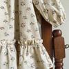 Girls' Korean Floral Shirt Dress - Chic Spring/Autumn Fashion AQA136