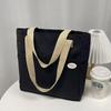 Large Capacity Corduroy Tote: Autumn/Winter 2025 Versatile Commuter Shoulder & Crossbody Bag