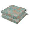 Vargottam Perfect Outdoor Indoor Square Corner Seat Cushions Water-Resistant Lounge Chair 18.5" X 16" Home Office Patio Furniture
