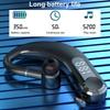 Bone Conduction Earphones, Earphone-Type Bone Conduction Sound Amplifier with Volume Control, 360-Degree Sound Collection, Open-Ear Hanging Design,