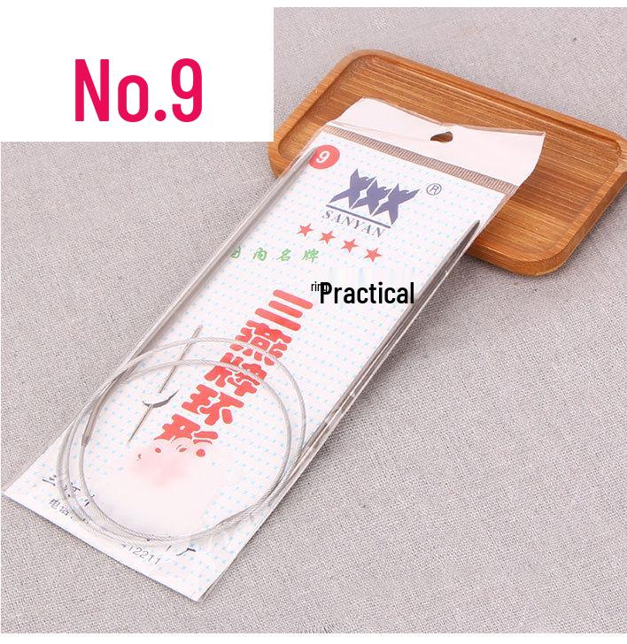 Stainless Steel Circular Knitting Needle Set for Wool Sweaters