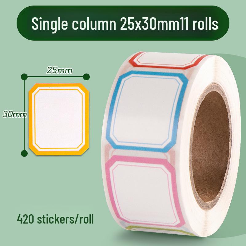 

Водонепроницаемые самоклеящиеся пустые именные наклейки для маркировки и заметок