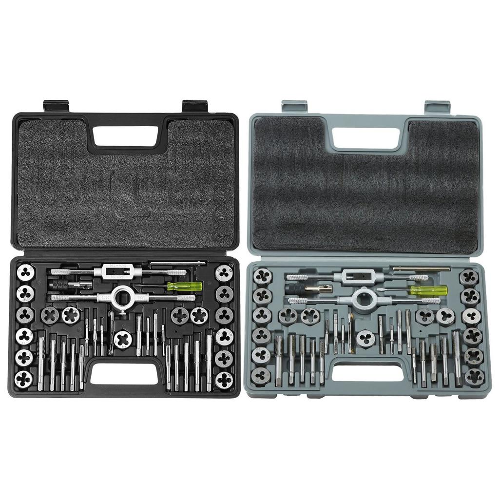 Tap and Die Set 80Pcs Metric and SAE Standard Bearing Steel Threading Tool