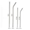 6Pcs Straight Bent Cup Straw Silver Replacement Straw for Stanley 30oz 40oz Tyeso Cup