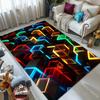 Colorful 3D Cubes Pattern Carpet for Living Room Bedroom Bedside Floor Mat Sofa Table Area Rugs Home Decor Large Size
