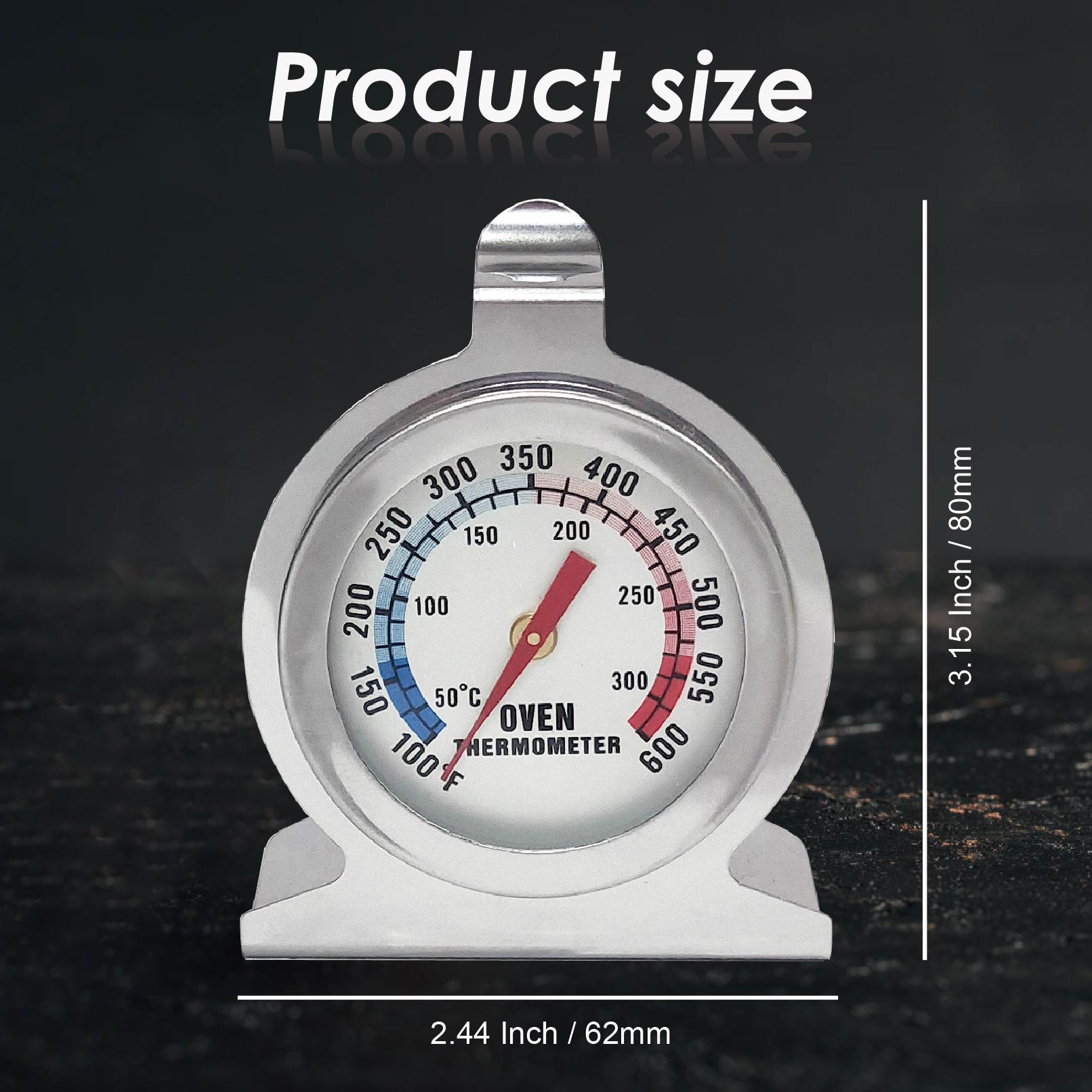 

Термометр для духовки, барбекю, выпечка, 2-дюймовый циферблат, классическая серия, кухонный термометр из нержавеющей стали
