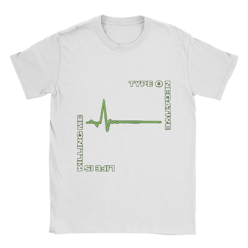 Novelty Rock Band Type O Negative  T-Shirt for Men Crew Neck Pure Cotton T Shirts  Short Sleeve Tee Shirt New Arrival Tops
