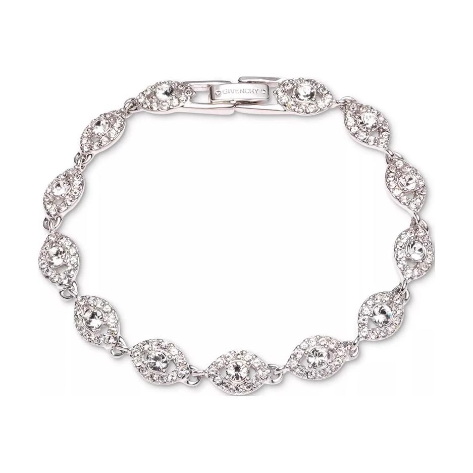 Givenchy Black Label Series Sparkle Starry Elegant Versatile Crystal Bracelet Women bracelet 07S00009 Without Gift Box,F,Blue