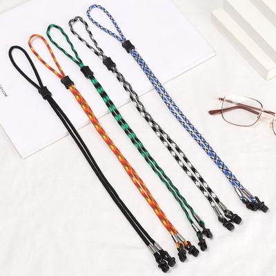 Necklace Sunglasses Lanyard Women Men Sports Glasses Chain Holder Non-slip Reading Glasses Holder Strap Eyewear Braid