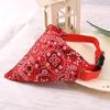 Adjustable Dog Bandana for Boy Girl Red Dog Handkerchief for Halloween Bandanas for Puppy Bandanas for Boys Girls Pet Neck Scarf for Cat Puppy