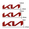AABME1 13/15/17CM Metal Emblem Car Sticker Badge for KIA K5 K3 K2 RIO Soul Pegas Sorento Forte Borrego Ceed Sportage Cerato Accessories