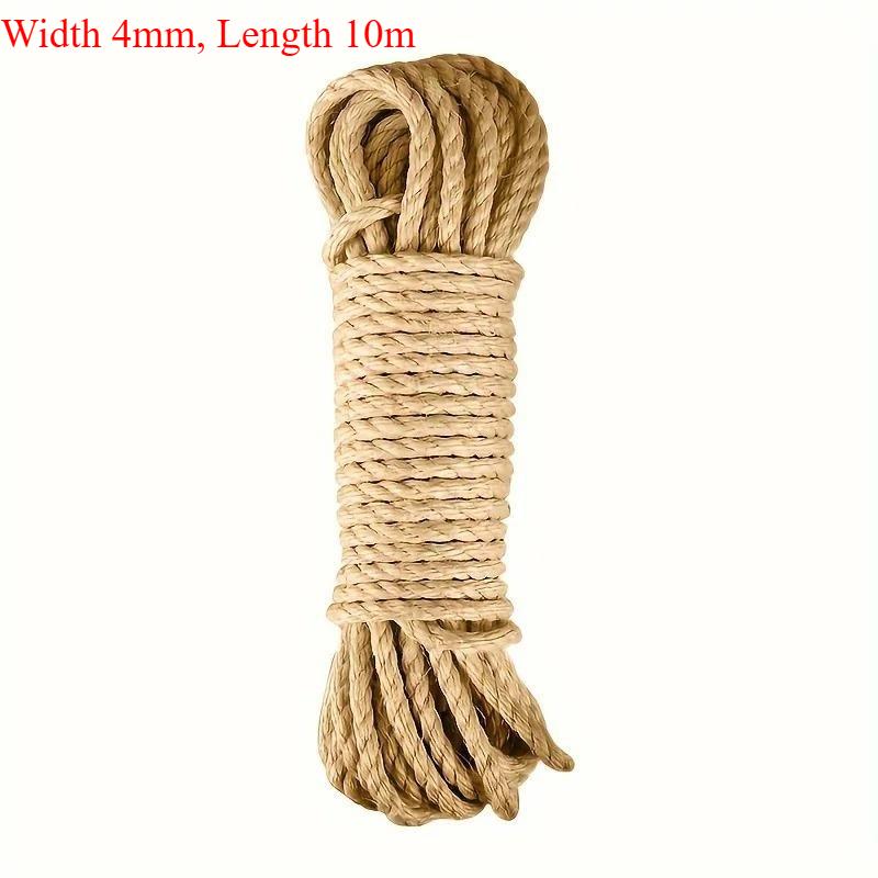 חבל סיסל טבעי חבל גירוד חתול עץ גירוד צעצוע עשה זאת בעצמך צעצוע טופר ריהוט מגן עמוד גירוד