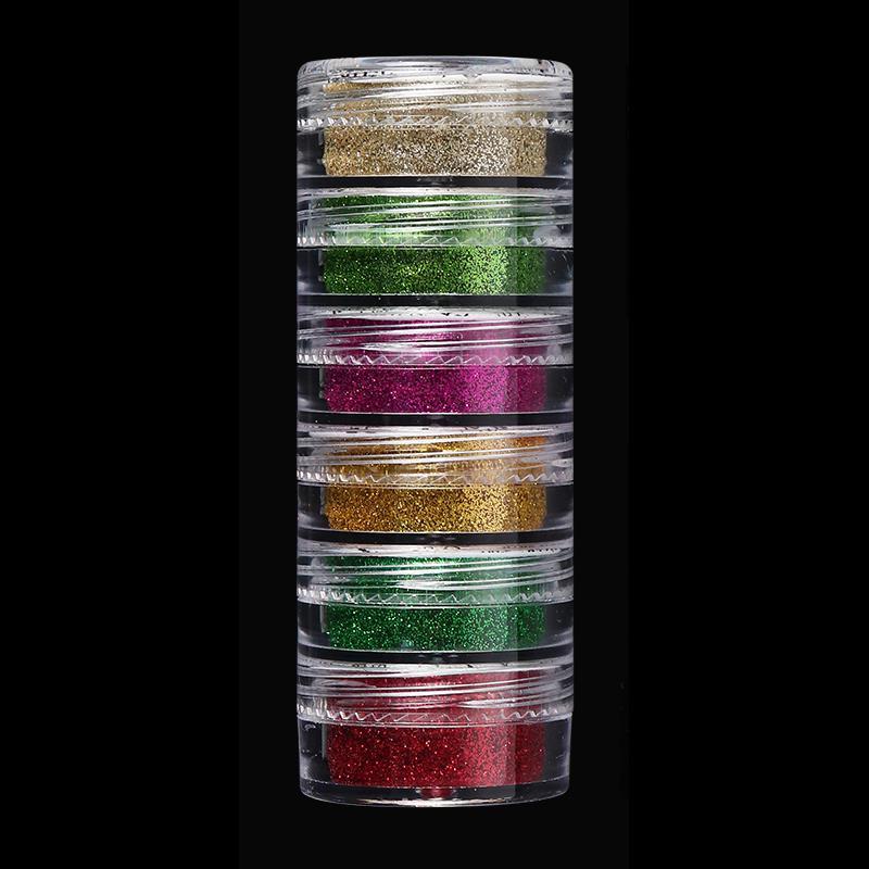 

6 цветов блесток для заполнения эпоксидной смолой лазерное золото серебро мелкий порошок россыпью блесток силиконовая форма стакан искусство DIY ремесла