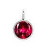 10pcs 6mm Gold Stainless Steel Birthstones Charms Pendants for Necklace Bracelet Jewelry Making DIY Rhinestone Crystal Beads