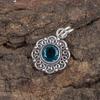 Apatite Gemstone 925 Sterling Silver Daily Wear Pendant 1.06" Jewelry For Girl PP-29-17