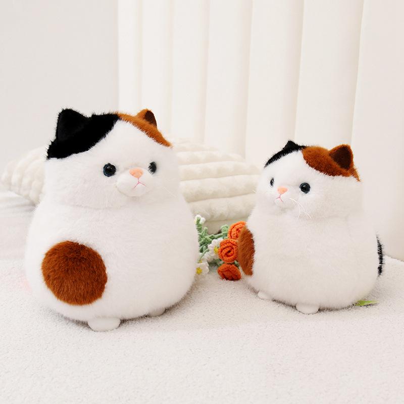 Cute Cute Chubby Kitten Doll Plush Toy Cat Doll Children's Company Soothing Doll