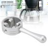 Coffee Machine Replacement Steam Lever External 304 Stainless Steel Coffee Machine Steam Knob Lever Conversion Accessory Silver