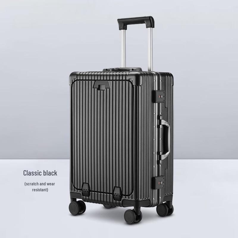 Xiaoyan Front-Opening Aluminum Frame Spinner Luggage 20 inches