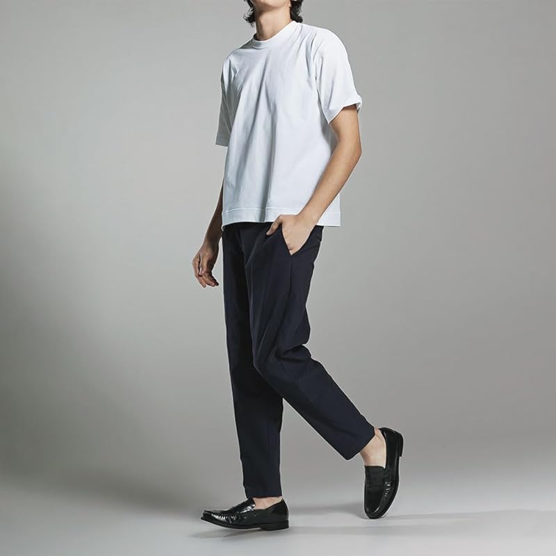 [Gunze] slacks BODY WILD/Body Wild lightweight quick drying stretch material Washable pants stretch pants men's dark khaki