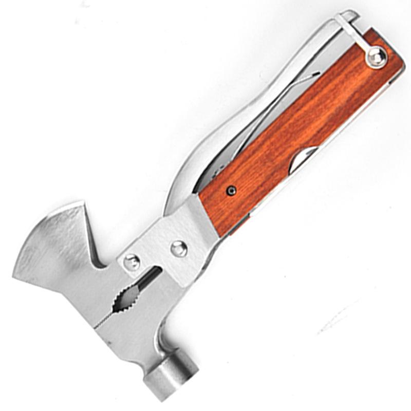 

Outdoor Portable Stainless Steel Multi-functional Emergency Axes, Hammers and Camping First Aid Tools