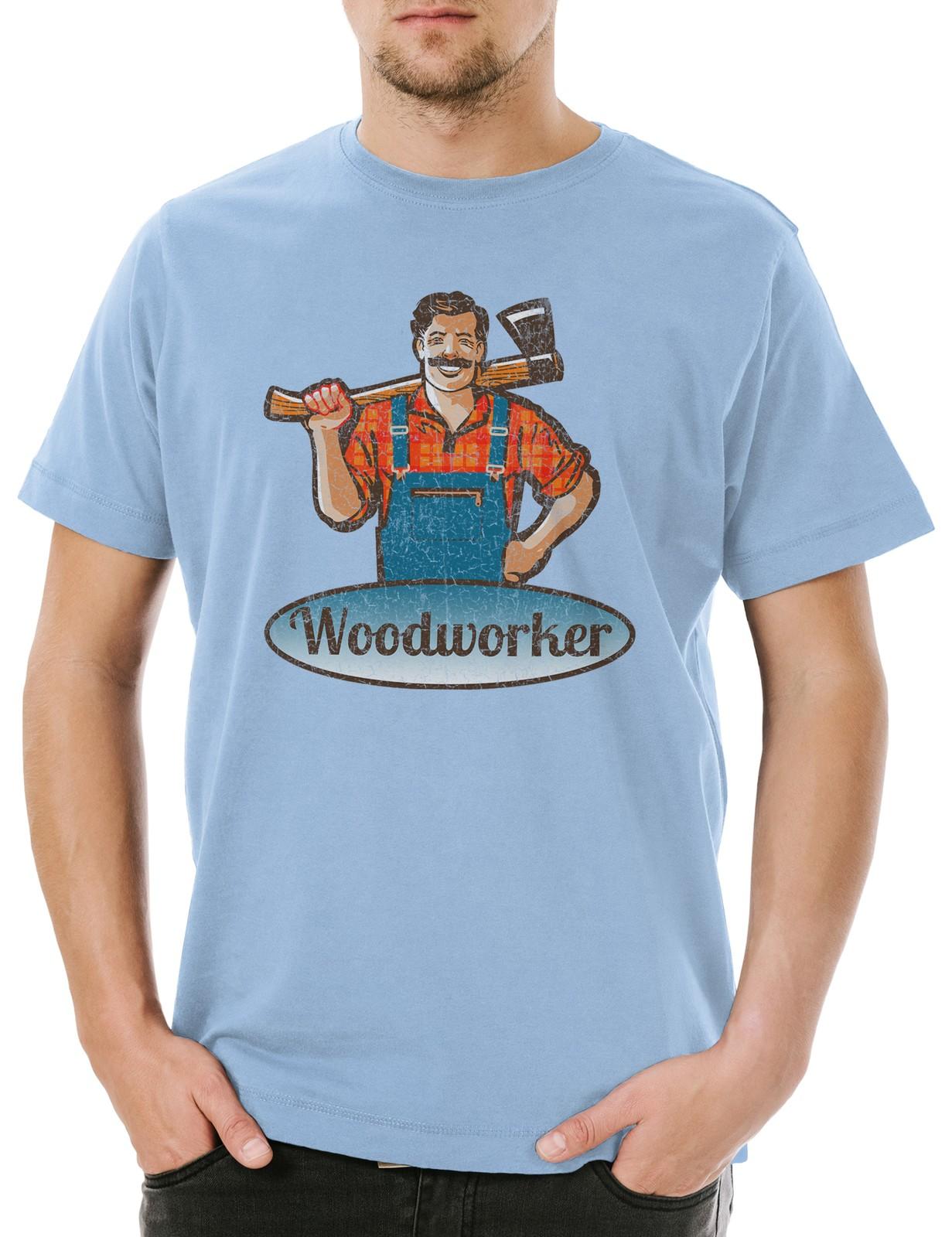 Woodworker II Men s T-Shirt Mens Womens Tees Top Lumberjack Axe Woodsman Forester Logger M