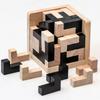 L-Shape Jigsaw Logic Puzzle Cube Wooden Brain Teaser for Adults Kids IQ Challenge Intellectual Gifts Eductional Toys