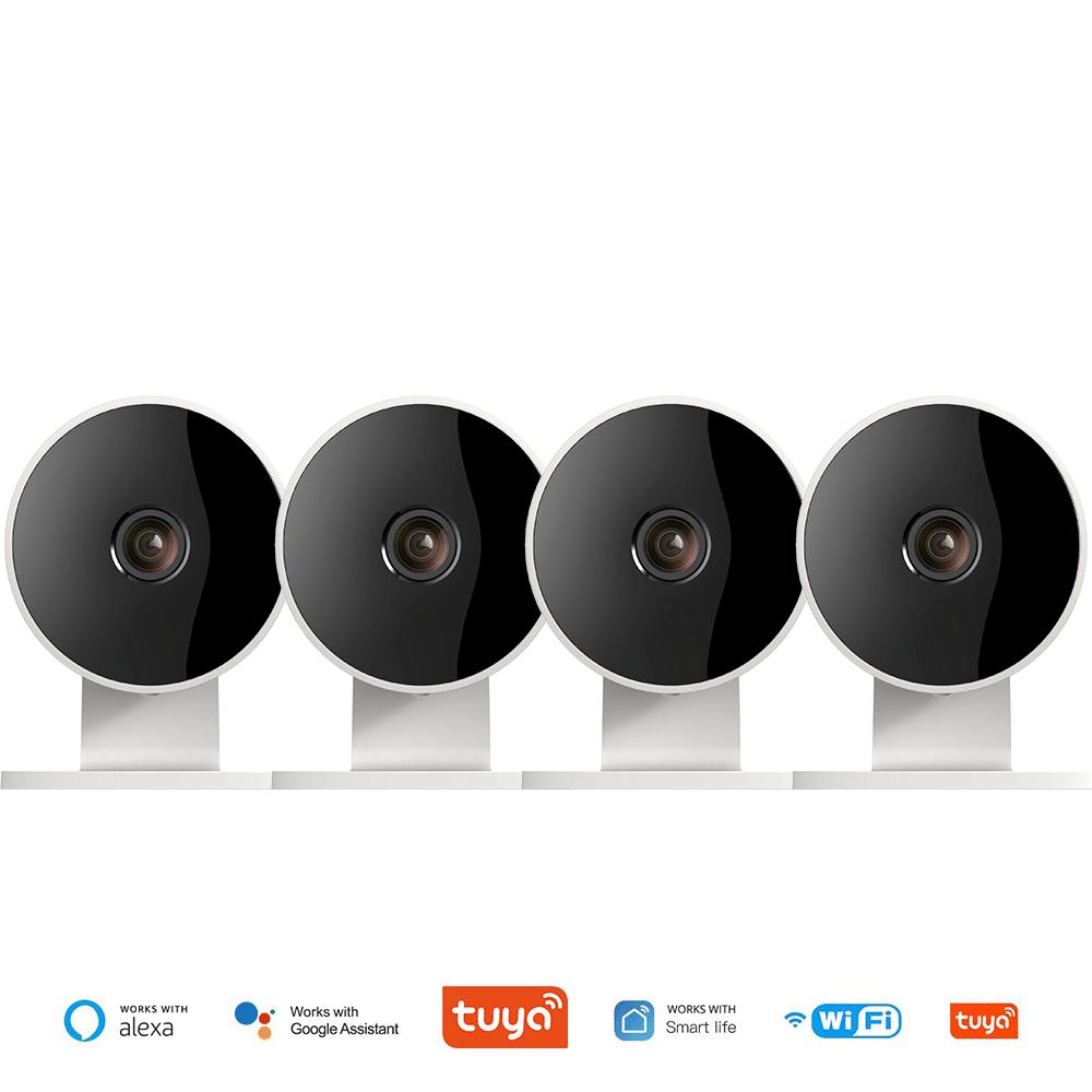4MP Tuya Smart Mini WiFi Indoor Wireless Security Camera Two Way Talk Home Baby Monitor PIR Auto Tracking Surveillance