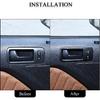 RT-TCZ Carbon Fiber Inner Door Grab Handle Cover Frame ABS Decor Trim Interior Accessories for 2004-2014 Ford Mustang