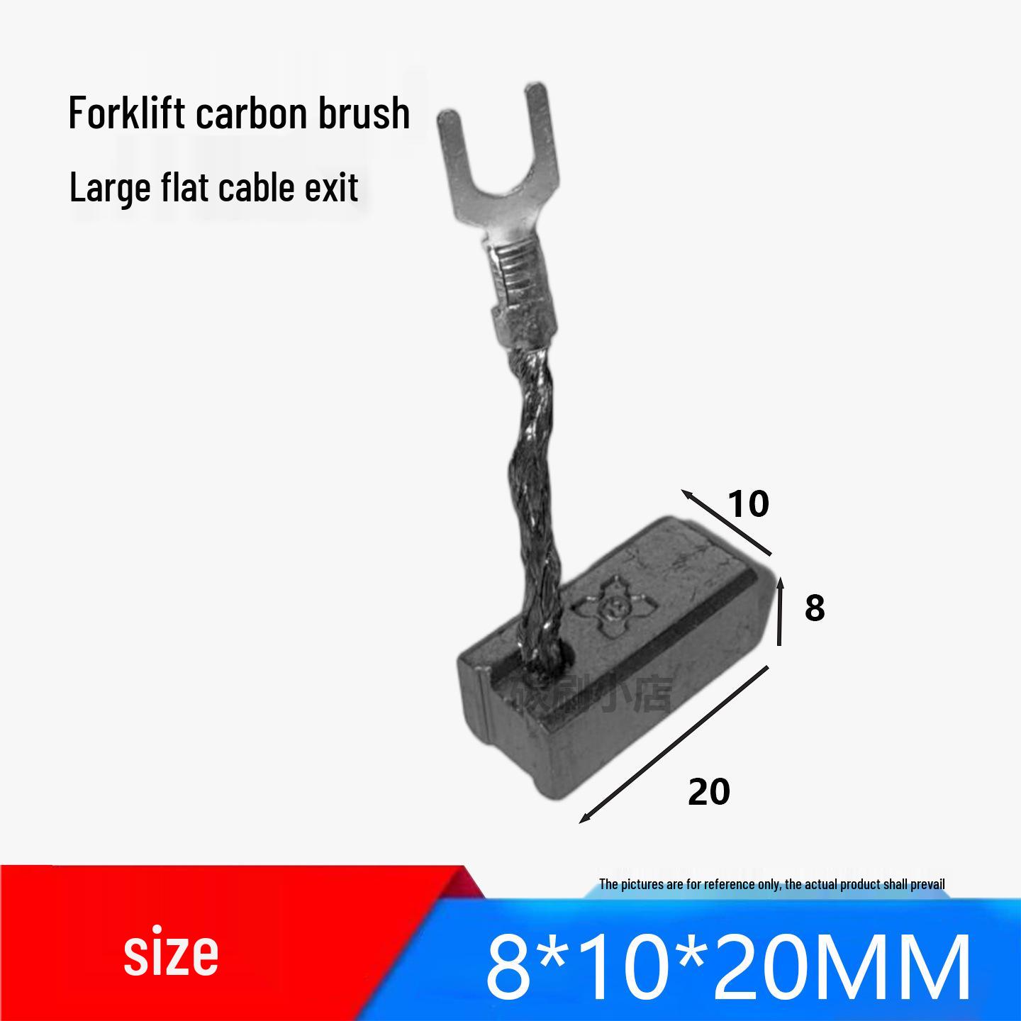 

DC Electric Forklift Drive Motor Carbon Brush 6 Copper Graphite.