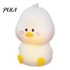 Rechargeable Baby Nursery Light Night Light, Silicone Touch with 30-Min Auto Timer, 7 Color Changing Automatic Timer Kids Bedside Lamp, Cute
