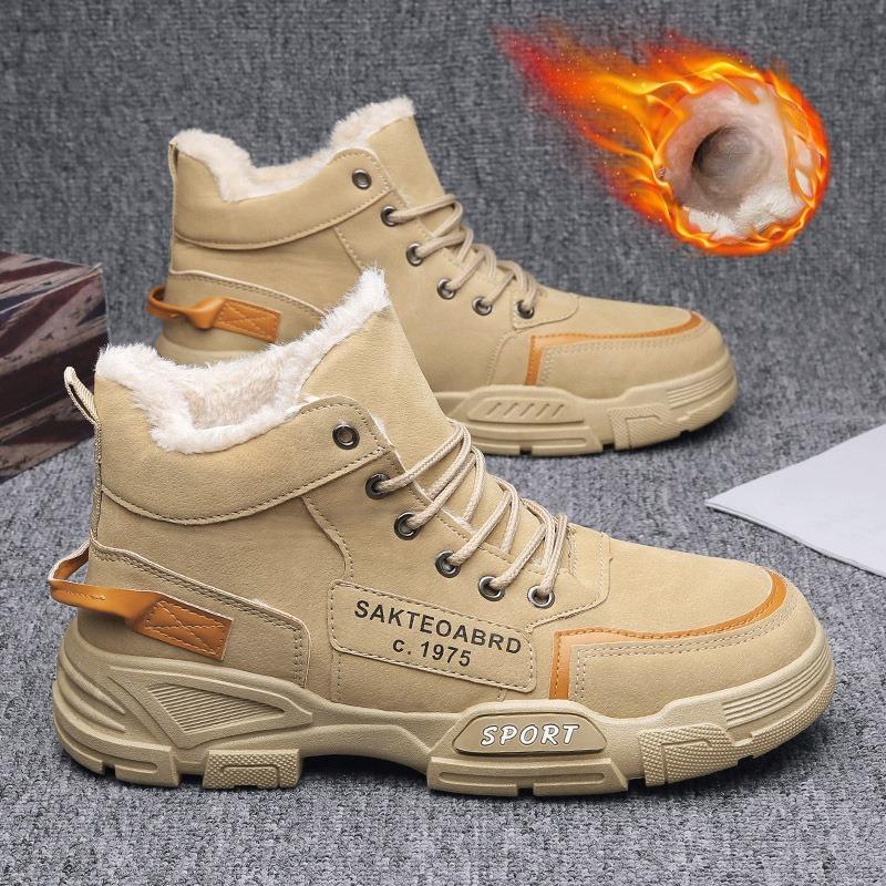 Men s Shoes, Cotton Shoes, Padded Snow Boots, Versatile Sports and Casual Boots 39