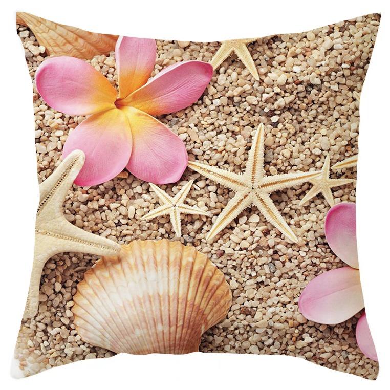 Office Living Room Home Pillowcase Beach Starfish Pattern Pillowcase Car Ornaments
