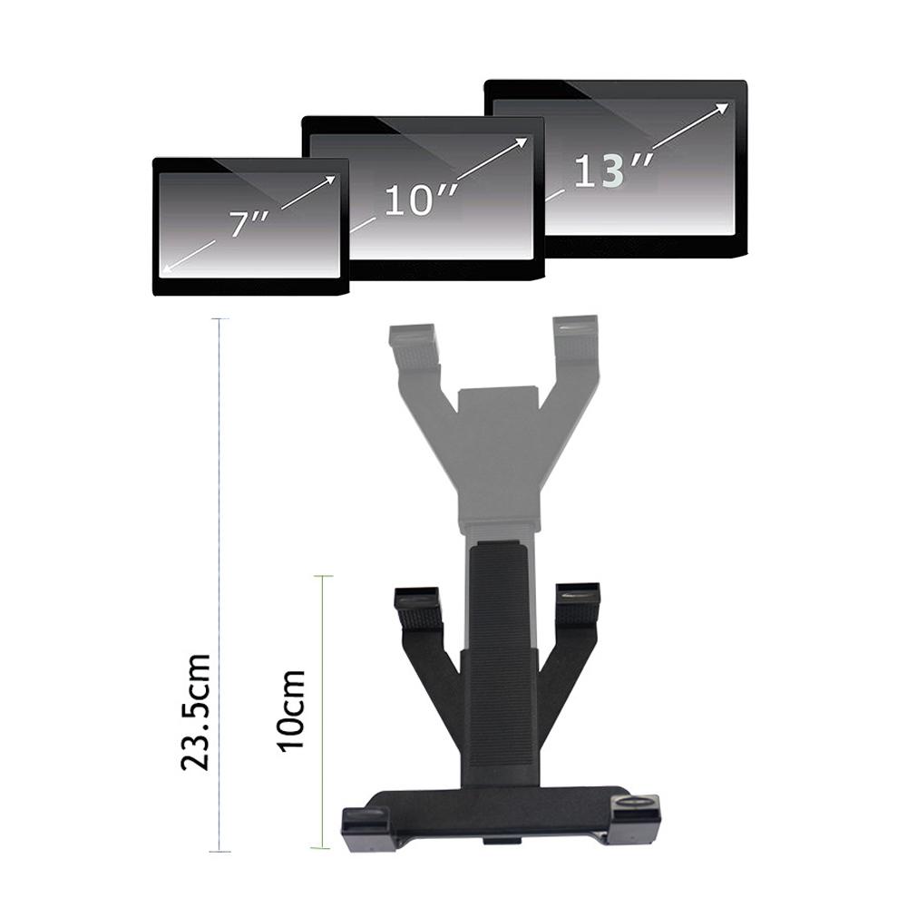 Car Seat Back Pillow Headrest Mount Holder Black For Lenovo YOGA Tablet 2 Tablet Pc Tab 2 A7-20F A7-30HC for Huawei MediaPad M3