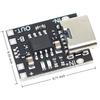 2-10PCS Smallest Lithium Battery Charging Panel 1A Ternary Lithium Battery 3.7V4.2V Charger Module Type-C With Protection Board