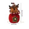 Christmas Knitted Doll Gift Bag Christmas Eve Apples Packaging Bag Santa Claus Snowman Elk Doll Storage Reusable Wrapper Bags