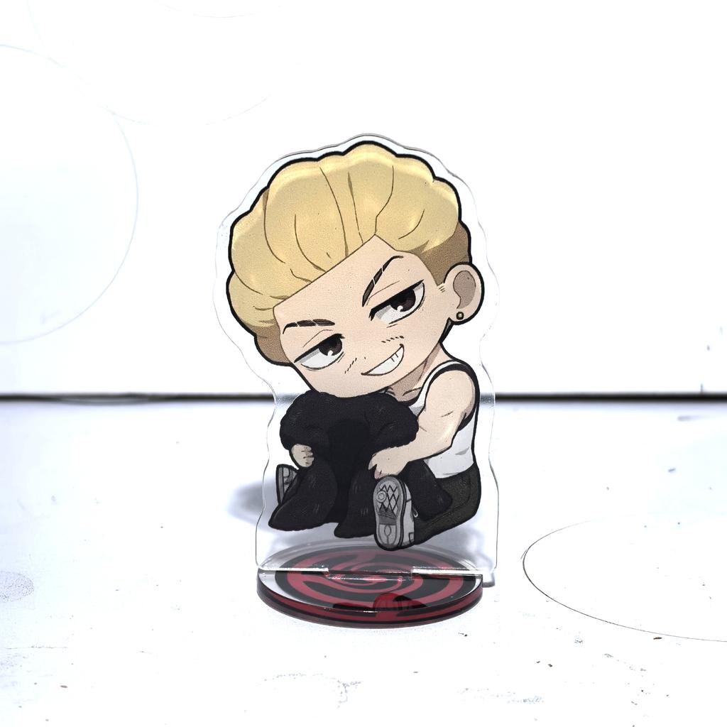 Anime Figure Jujutsu Kaisen 8cm Choso Zenin Naoya Nanami Kento Mini Stand Acrylic Ornaments Model Collections Dolls Gifts