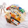 Mighty Machines, automatic folding umbrella, portable and foldable design, 8 ribs, a Christmas or birthday gift.