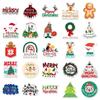 50 Christmas Cartoon Waterproof Stickers for Greeting Cards & DIY Journals