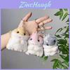 Charming Plush Hamster Doll Keychain Available In Multiple Colors For Fun Gifts