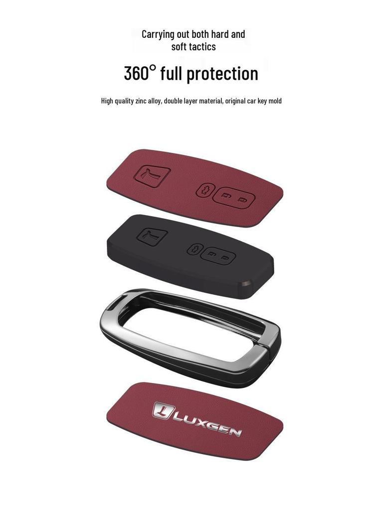 Luxgen U6 U7 Na5 U5 S5 Car Key Case: Minimalist Protective Shell for Remote Control