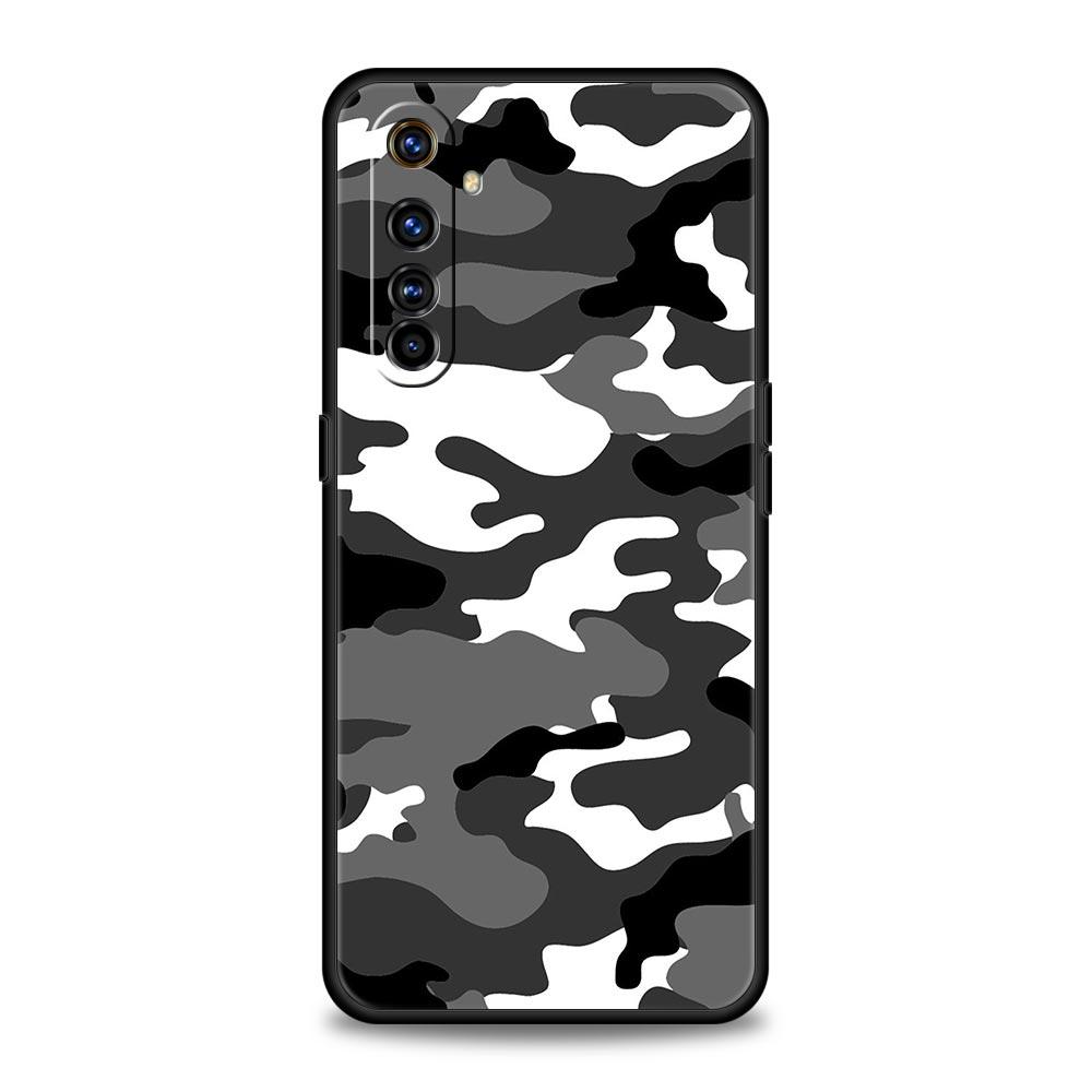 Colour Camouflage Camo For Realme GT Neo2 3 Phone Case For Realme 9 8 7 6 GT2 Pro Plus 5G 8i 9i C3 C21 C11 C25 C35 C21Y Cover