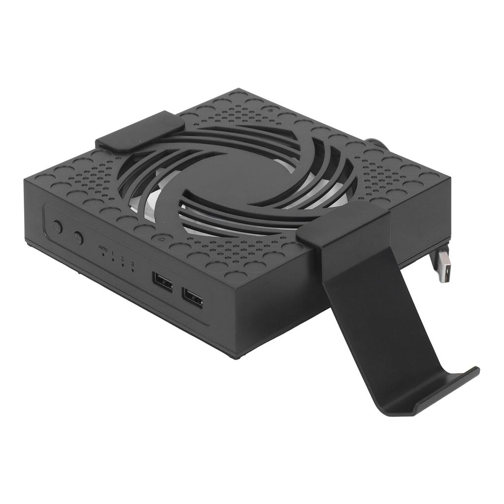 Automatic Cooling Fan RGB Colorful Light 4 Speed Console Cooling Fan for Xbox Series X XSX Black