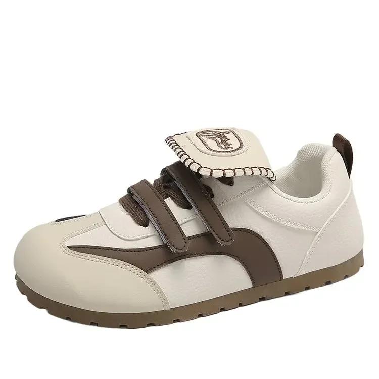 Fashion Plus Size 35-40 2024 Autumn Women Brand Sneakers Fashion Sport Shoe Flats Lace Classic Ladies Shoes High Quality Oxford Leather