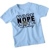 Nope Not Today Sarcastic Quote Humor Girls 100% Cotton T-shirt Mens Tees Top Leopard Bow Tee